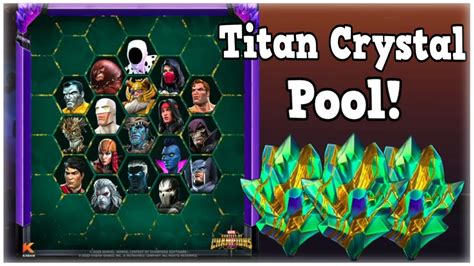 mcoc new titan crystal pool|NEW TITAN AND 7 STAR BASIC POOL ADDITIONS! Let's .